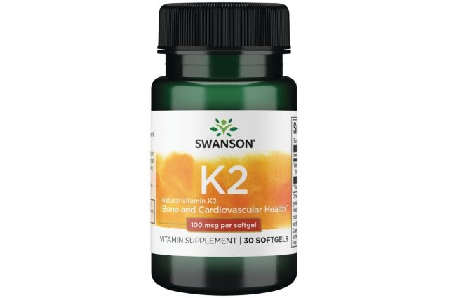 Natural Vitamin K-2 100mcg 30kap