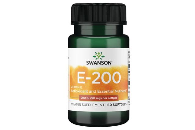 Natural Vitamin E 200IU 60 kap