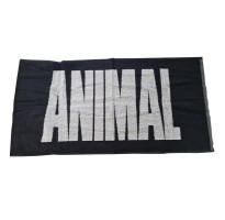 Animal Gym Towel Black 50x100cm