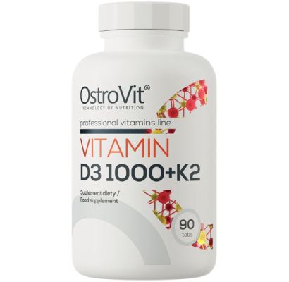 Vitamin D3 1000 IU + K2 90 tabs